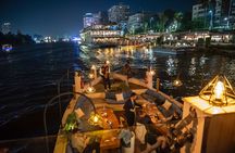 Open Air Nile Dinner Cruise with Sunset or Night Vibes 