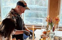 Oyster and Wine Tasting in a Cozy Seaside Lodge