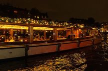 Amsterdam Light Festival: Canal Cruise Covered Saloon Boat