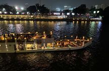 Open Air Nile Dinner Cruise with Sunset or Night Vibes 