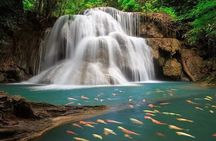 Erawan Waterfall and Death Railway Train Riding from Bangkok