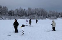Fairbanks Ice Fishing with Transportation