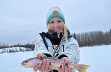 Fairbanks Ice Fishing with Transportation