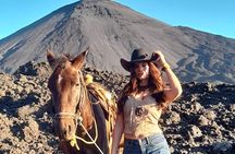 Pacaya Volcano Horseback Fast Ride Lava Pizza Chef