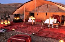 Marrakech Dinner in Agafay Desert, Sunset Camel Ride, Fire Show 