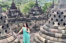 Borobudur Full Climb Up Access and Selogriyo Rice Terrace Tour