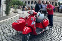 Rome Private Tour in a Vintage Vespa Sidecar Style for 90 Minutes