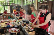 Chiang Mai Thai Cooking Organic Farm with Local Market Tour