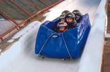Latvia Bobsleigh and luge track ride experience (Summer Bob)