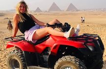 Cairo Private Quad Bike Desert Tour with Pyramids and Sunset