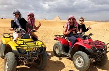 Cairo Private Quad Bike Desert Tour with Pyramids and Sunset