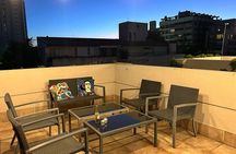 Argentine BBQ on Terrace with Views. Dinner, Sunset.