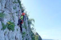 Guided Furlan and Otmar via ferratas in Vipava Valley