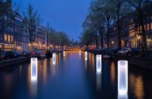 Amsterdam Light Festival Boat Tour with Warm Drinks