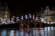 Amsterdam Light Festival Boat Tour with Warm Drinks