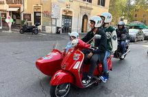 Rome Private Sunset Guided Tour in Vespa Sidecar with Aperitivo