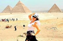 Day Tour Giza Pyramids and Egyptian Museum with Khan El-Khalili 