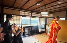 160 year old Building Tour with Matcha and Kimono
