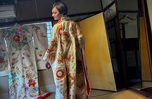 160 year old Building Tour with Matcha and Kimono