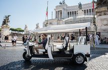 Rome 2h Highlights by Electric Tuk-Tuk with Pickup & Prosecco