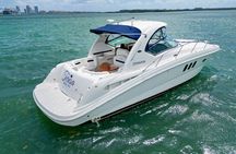 36 Ft Boat with Cabin and Champagne