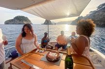 Blue Grotto and Capri Boat Tour with Aperitivo Swim and Snorkel