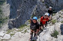 Climbing via Ferrata in Mala Mojstrovka via Hanzova Route