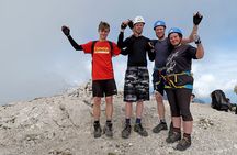 Climbing via Ferrata in Mala Mojstrovka via Hanzova Route