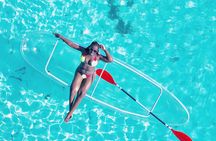 Zanzibar:Transparent heart or regular Kayak and Drone with Pickup