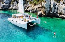 Porto Conte Half-day catamaran tour with aperitif