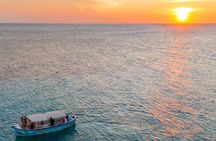 Sunset Boat Trip in the Spanish water and coastline of Curacao