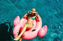 Hersonissos: Dia Catamaran Cruise with Lunch & Drinks