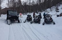 Snowmobile or UTV Safari in centrum of Alta city. close to harbor
