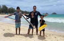 Surfing Waikiki with Local Firefighters , transport available