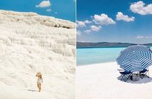 Salda Lake & Pamukkale Day Tour With Thermal Pools & Hierapolis