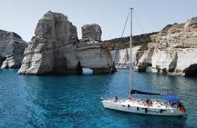 Full day sailing cruise on the West side of Milos island