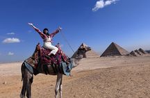 Guided Tour to Giza Pyramids ,Sphinx, Camel & inside the pyramids