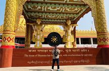 Kanheri Caves and Global Pagoda Temple Guided Tour with Transport