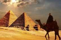 Full- Day Tour to Giza Pyramids Saqqara Serapeum Private Tour
