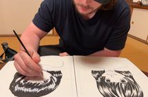 Yokohama: Manga Art & Cooking Experience in a Tatami Room