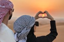 Dubai Sunrise private Desert Safari With Camel Ride 