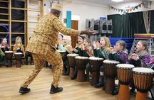 3 Hour African Drumming and Instrumentals Lessons and Local Songs