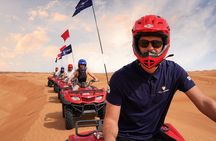 Dubai Desert Adventure: Red Dunes Guided Quad/Polaris ATV & BBQ
