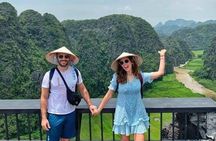 Hanoi - Ninh Binh 1 Day: Trang An, Hoa Lu, Mua Cave by Boat, Bike