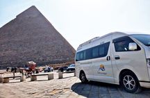 The Great Egyptian Museum and Giza Pyramids and Sphinx 