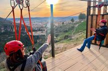 Jumping in Zipline with Unique Views of Cuenca