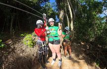 Jamaica’s longest Zipline and Rick’Cafe Tour with Transportion