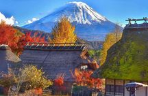 Mount Fuji Day Tour:Scenic Lakes,Village, Pagoda,Oshino Hakkai 