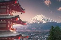 Mount Fuji Day Tour:Scenic Lakes,Village, Pagoda,Oshino Hakkai 