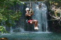 Dunn’s River Falls and Zipline with Roundtrip Transfers